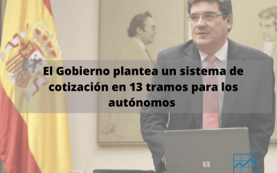El Gobierno plantea un sistema de cotización en 13 tramos para los autónomos